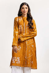 Dyed Cottonsilk Embroidered Shirt