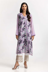 Dyed Cottonsilk Embroidered Shirt