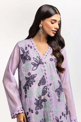 Dyed Cottonsilk Embroidered Shirt