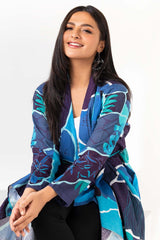 Printed Khaddar Jacket