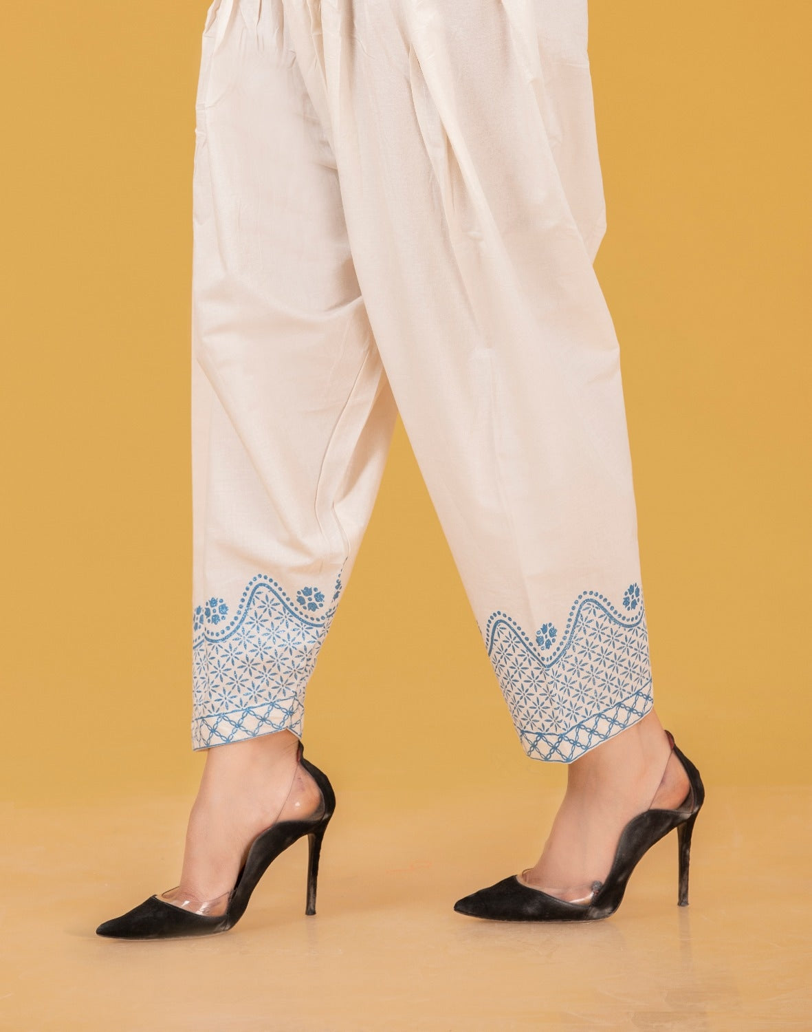 Glitter Cambric Shalwar