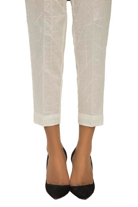 Off White 1 Piece Cambric Trouser TR-18-05