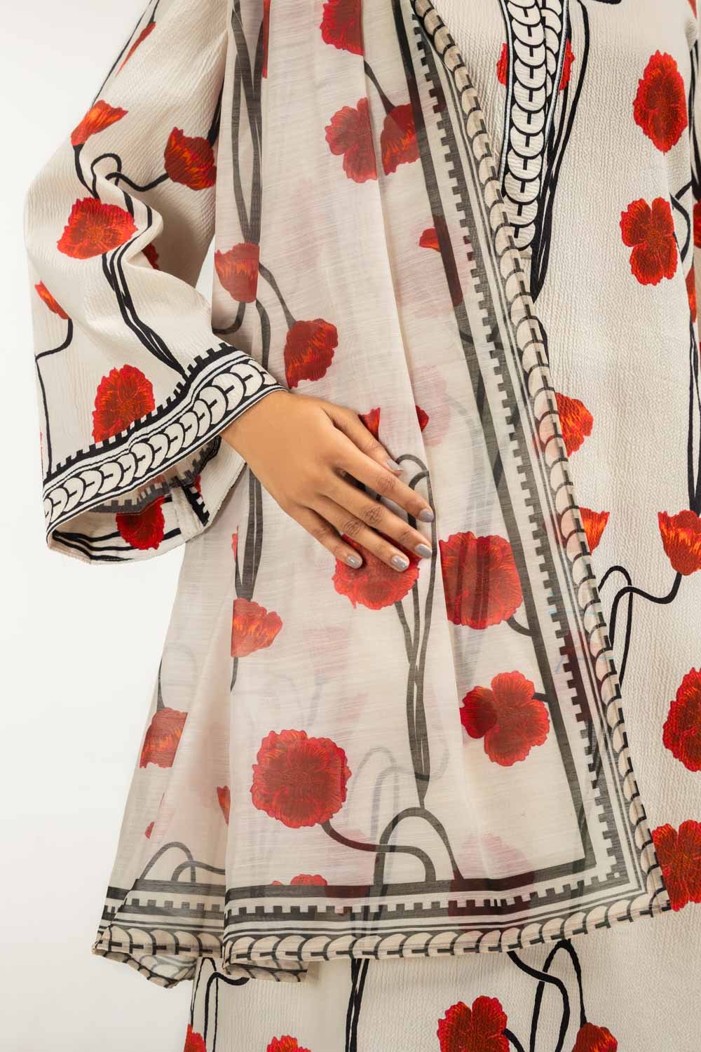 Poly Munar Printed Dupatta