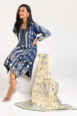 2 Piece Suit Cambric Shirt Organza Dupatta