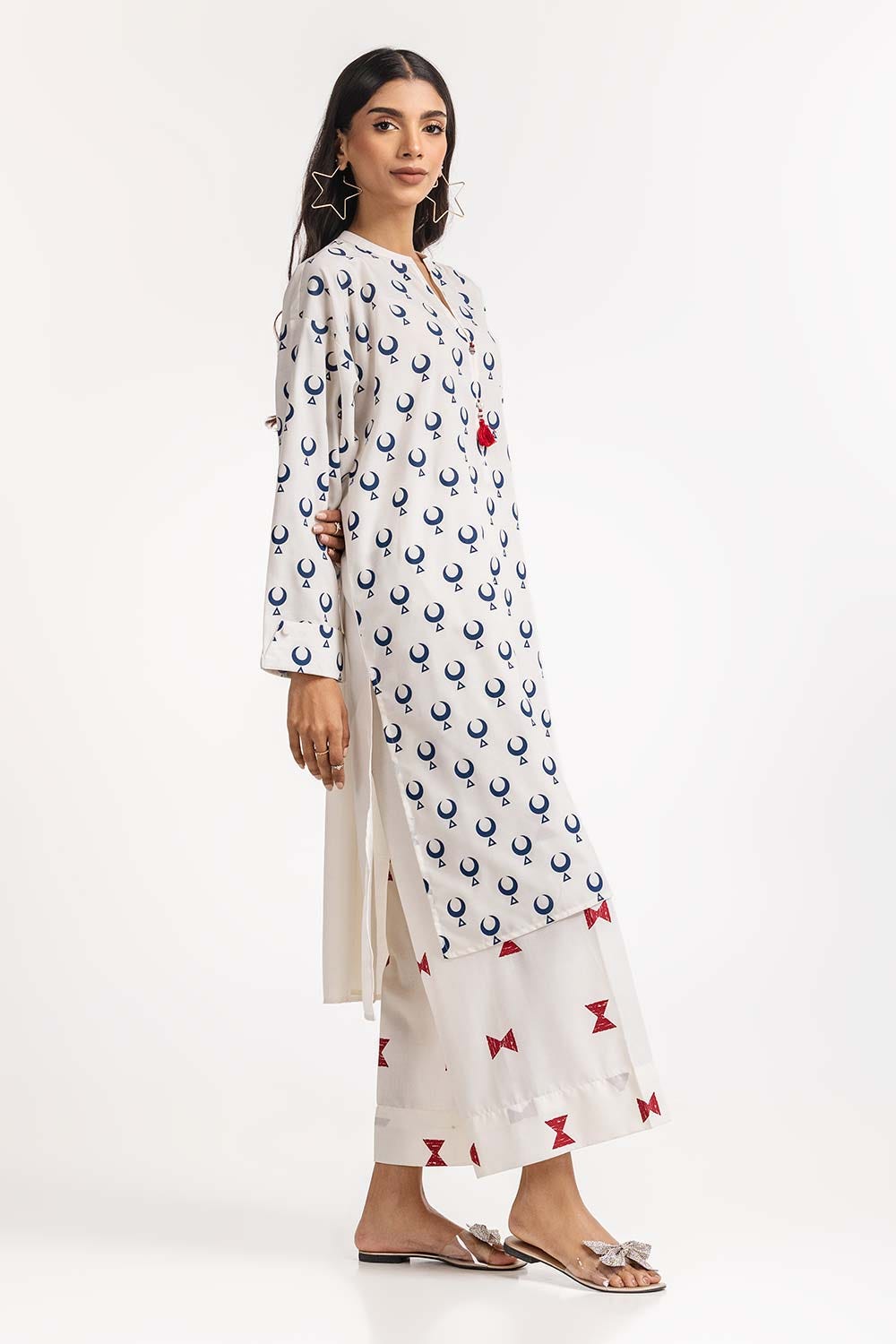 Poly Viscose Block Printed Co-Ord Set