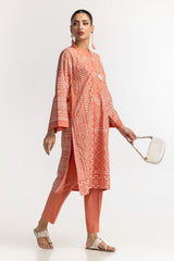 Dyed Polyester Viscose Screen Printed Shirt With Trouser