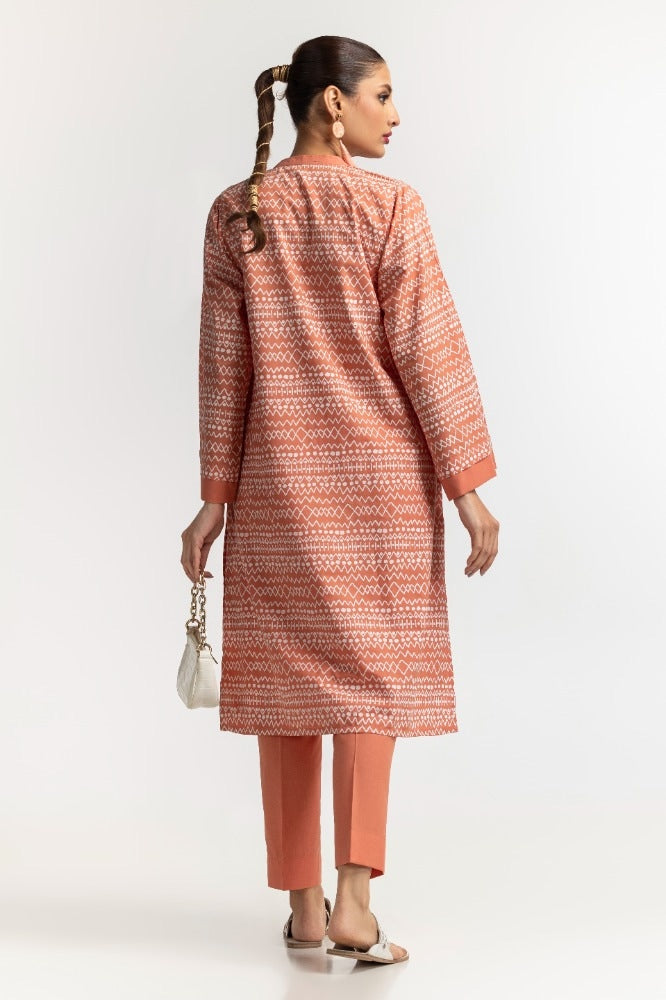 Dyed Polyester Viscose Screen Printed Shirt With Trouser