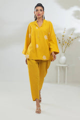 Poly Viscose Embroidered Co-Ord Set