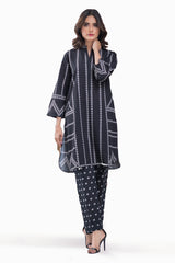 Khaddar Printed Shirt And Printed Trouser