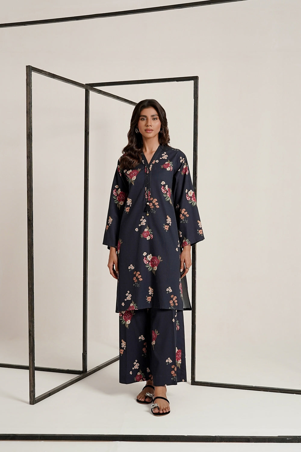 Corduroy Printed Co-Ord Set