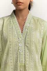 Cambric Embroidered Shirt And Trouser