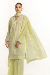 Cambric Embroidered Shirt And Trouser