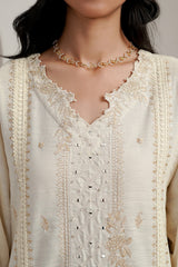 3PC Khaddar Embroidered Suit