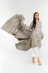 Screen Printed Khaddar Shirt Dupatta