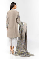 Screen Printed Khaddar Shirt Dupatta