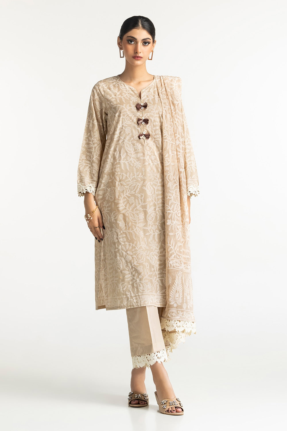 3 Piece Printed Lawn Suit