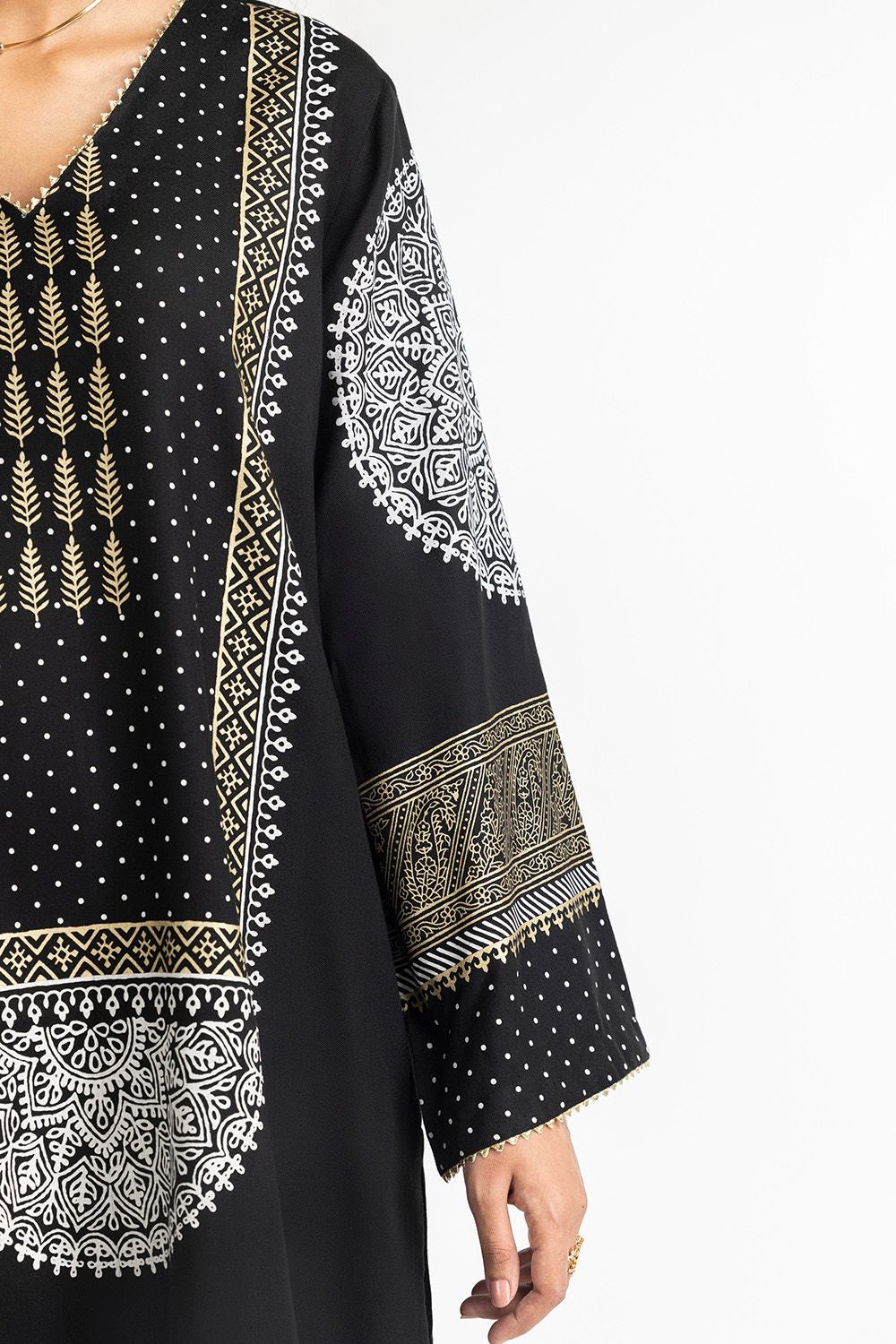 3 Piece Lacquer Printed Suit