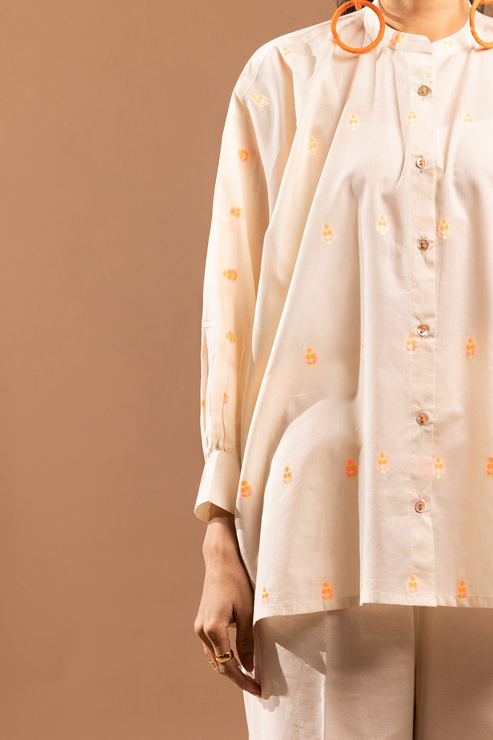 Jacquard Embellished Tunic