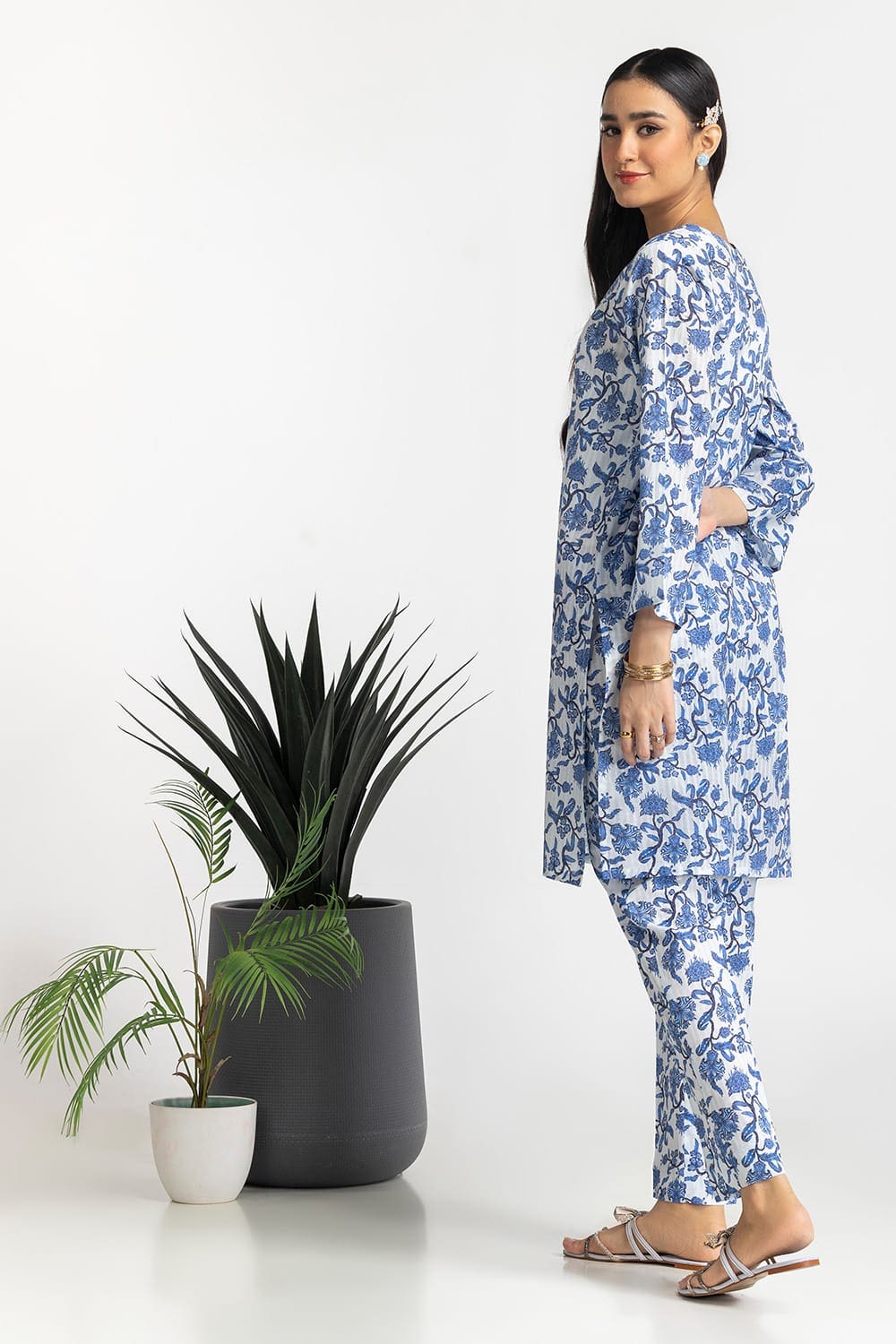 Dobby Printed Co-Ord Set