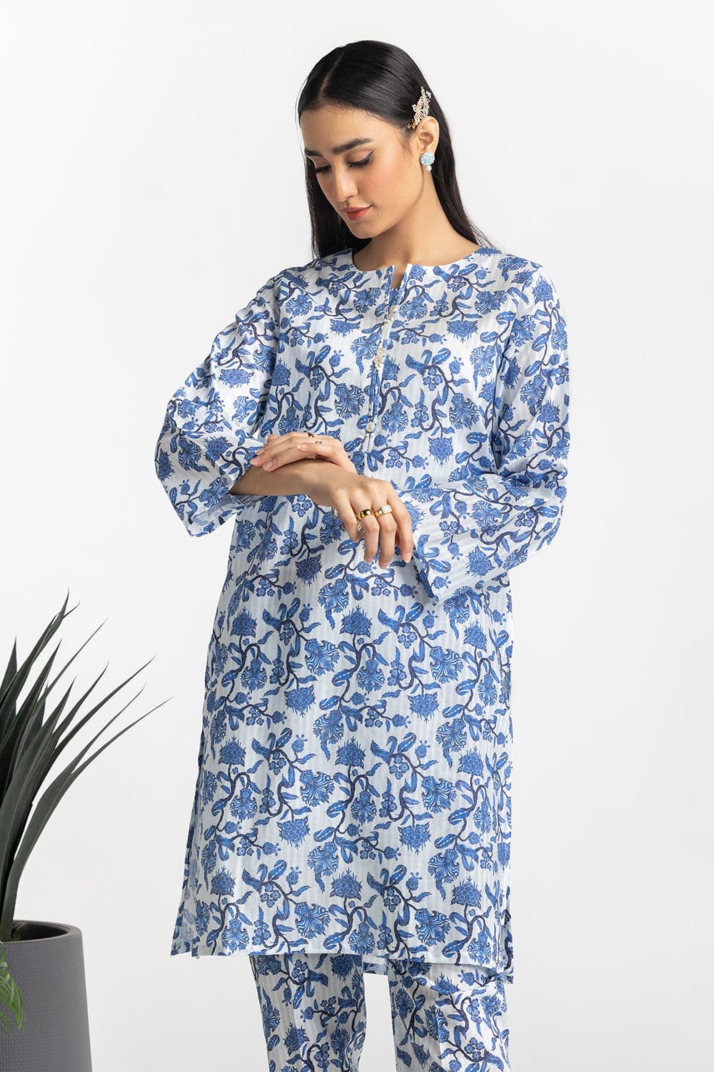 Dobby Printed Co-Ord Set