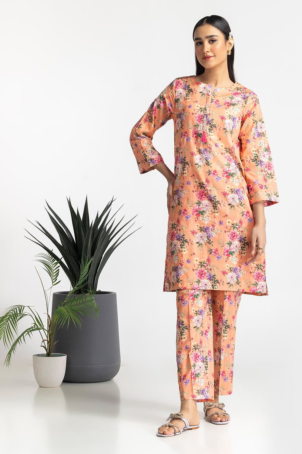 Dobby Printed Co-Ord Set