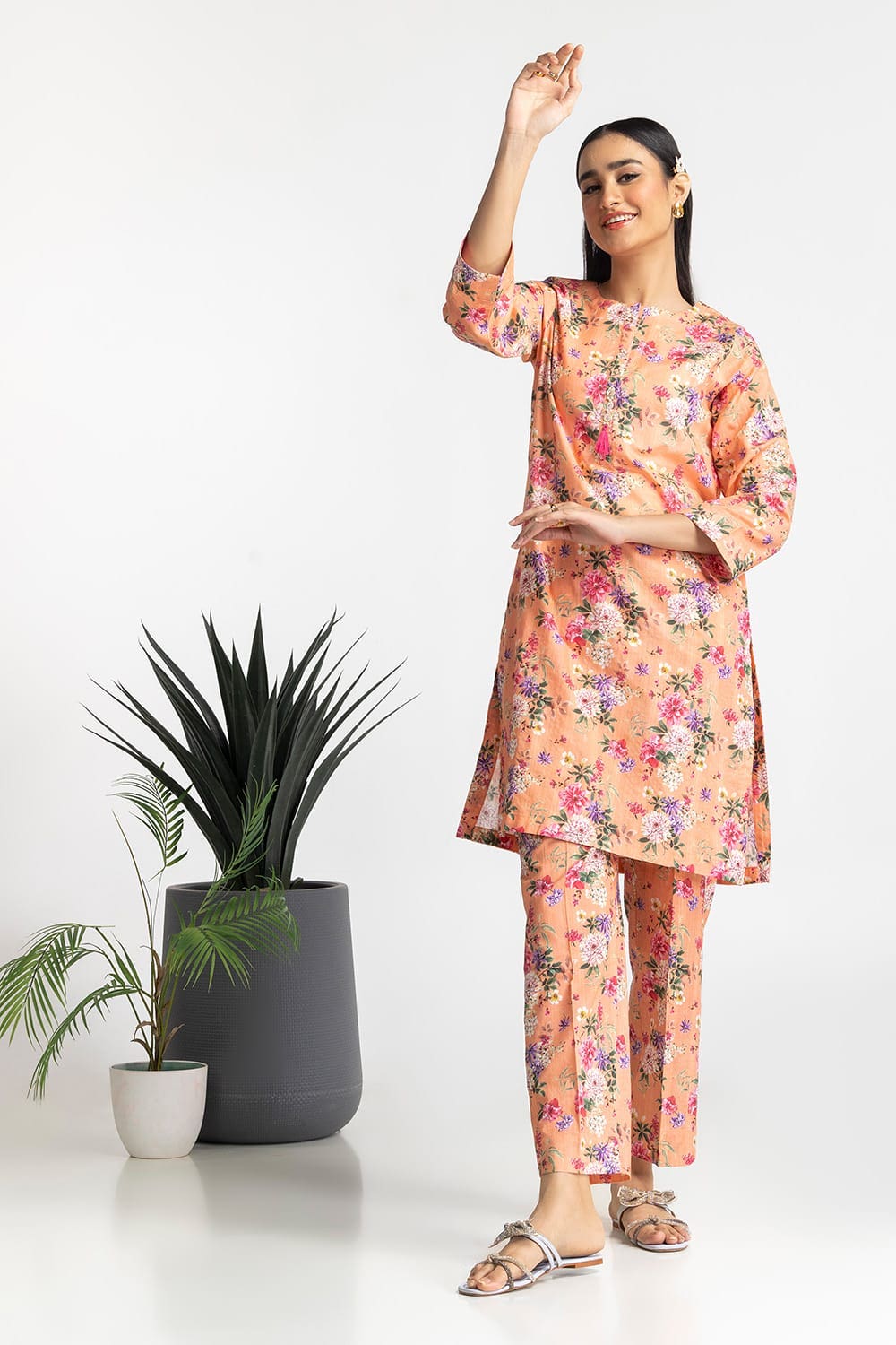 Dobby Printed Co-Ord Set