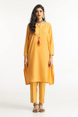 Dobby Dyed Embellished Shirt And Trouser