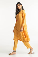 Dobby Dyed Embellished Shirt And Trouser