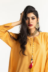 Dobby Dyed Embellished Shirt And Trouser