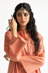 Dobby Dyed Embellished Shirt And Trouser