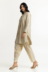 Lurex Embellished Shirt And Shalwar
