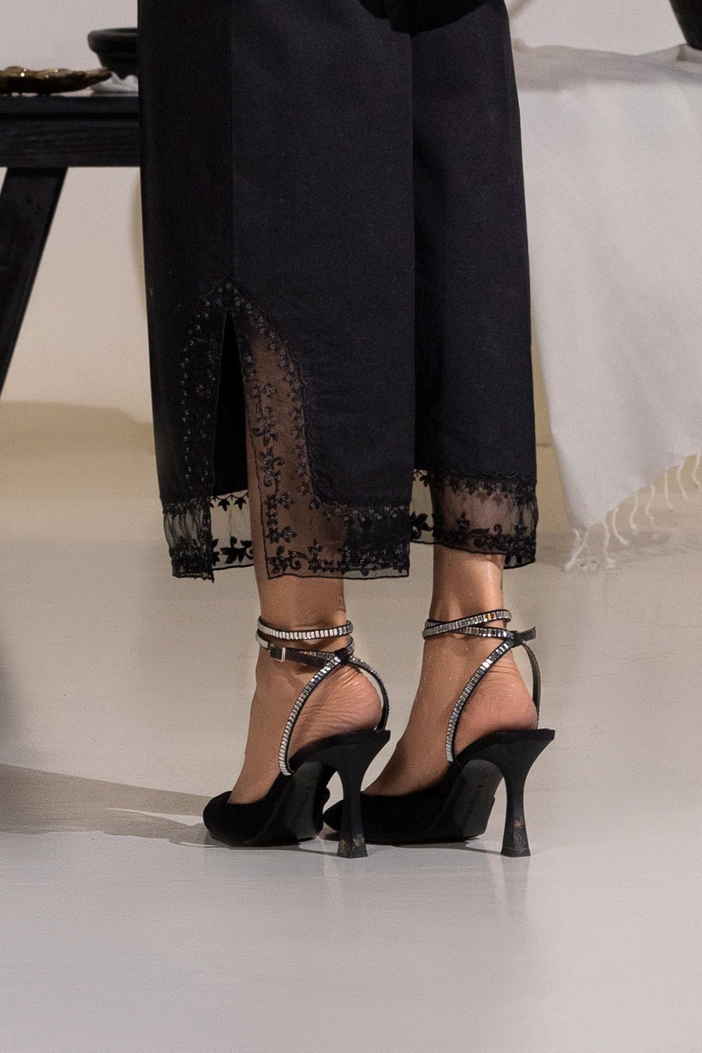 Cambric Embroidered Trouser