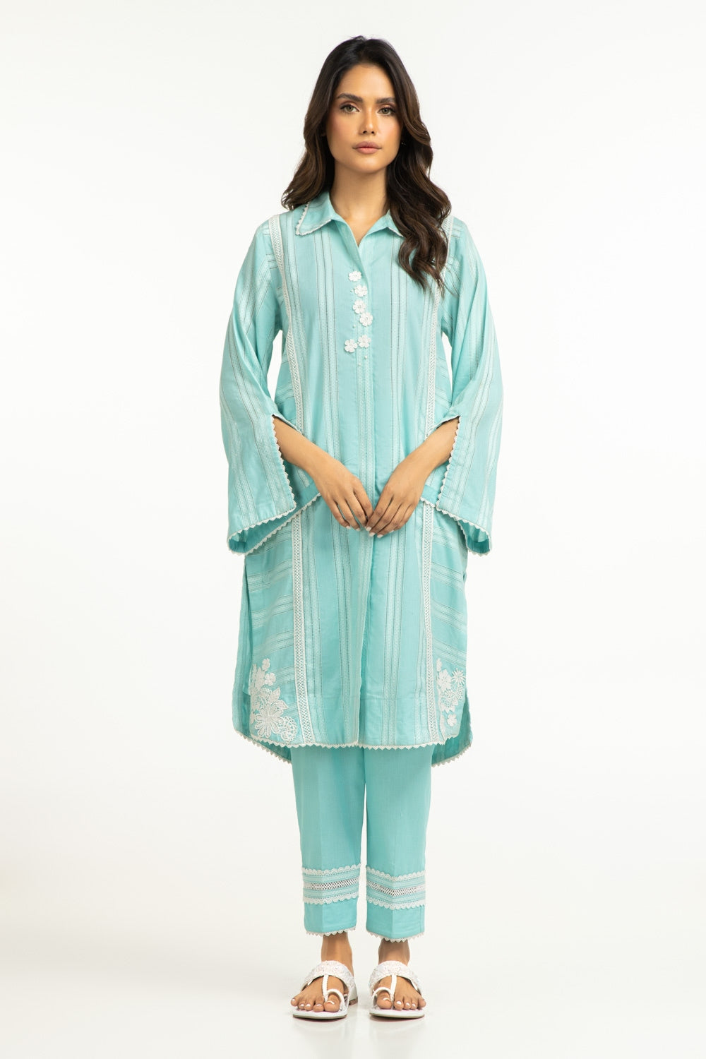 Leno Kara Embellished Co-Ord Set