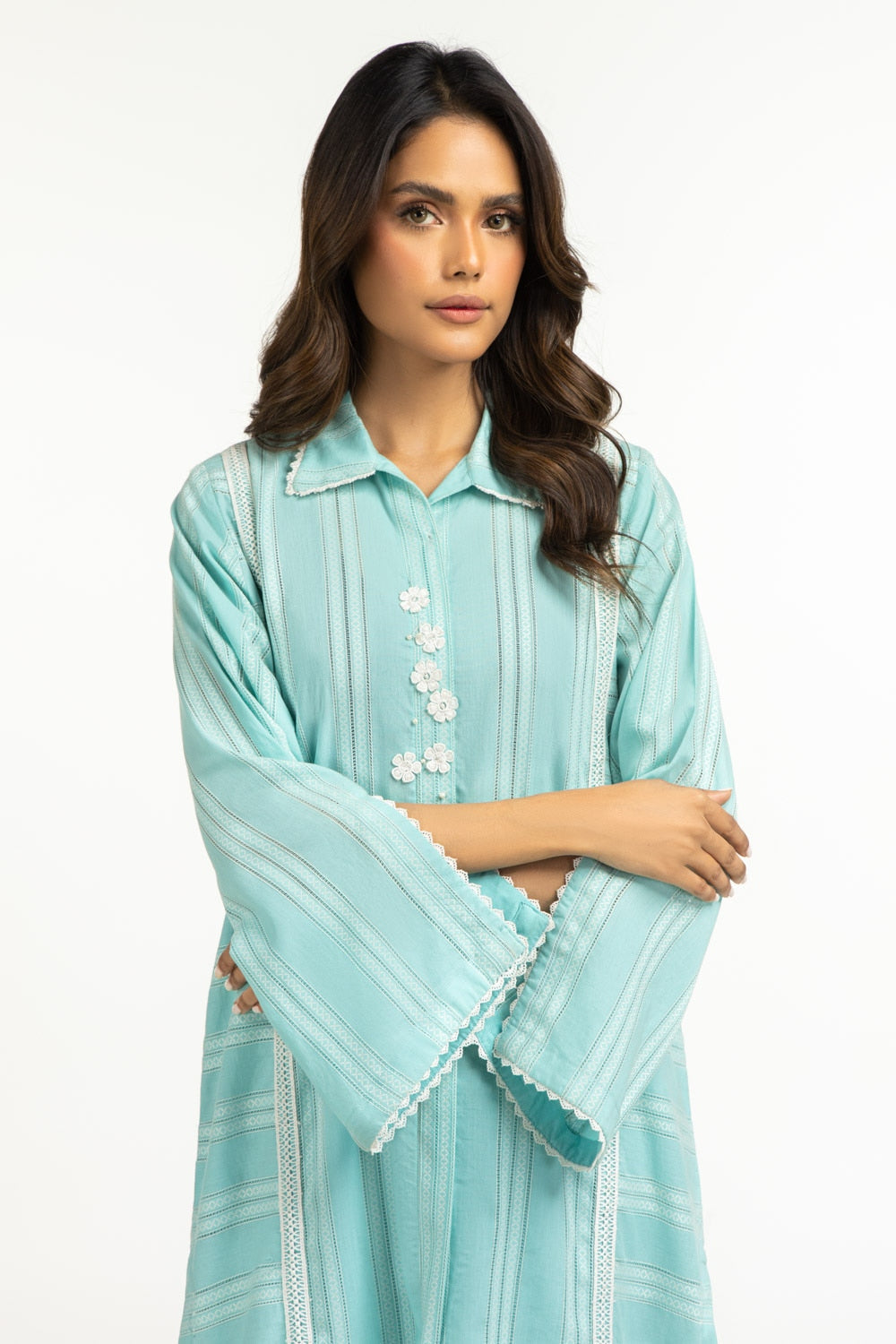 Leno Kara Embellished Co-Ord Set