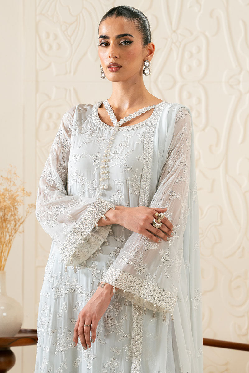 AQUA DREAM-3PC (SHIRT, TROUSER & DUPATTA)