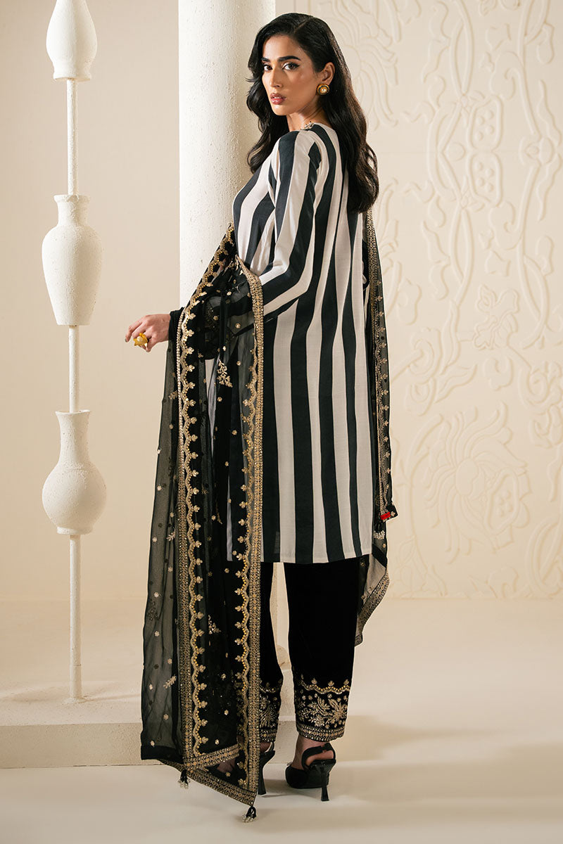 GLIDED GRACE-3PC (SHIRT, TROUSER & DUPATTA)