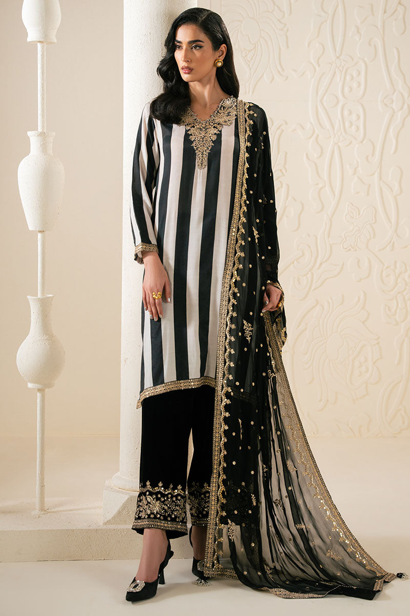 GLIDED GRACE-3PC (SHIRT, TROUSER & DUPATTA)