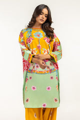 Ripple crinkle Printed Co-Ord Set