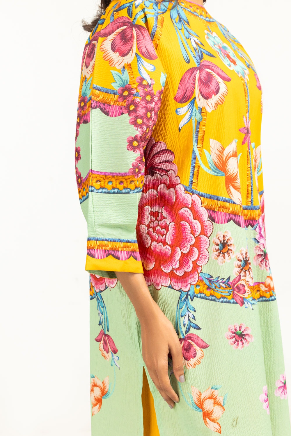 Ripple crinkle Printed Co-Ord Set