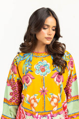 Ripple crinkle Printed Co-Ord Set