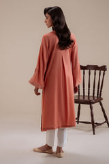 CARAMEL GLOW DYED LAWN SHIRT