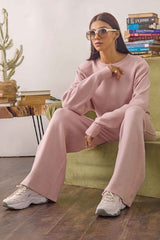 Viscose Blended Crew Neck Sweater