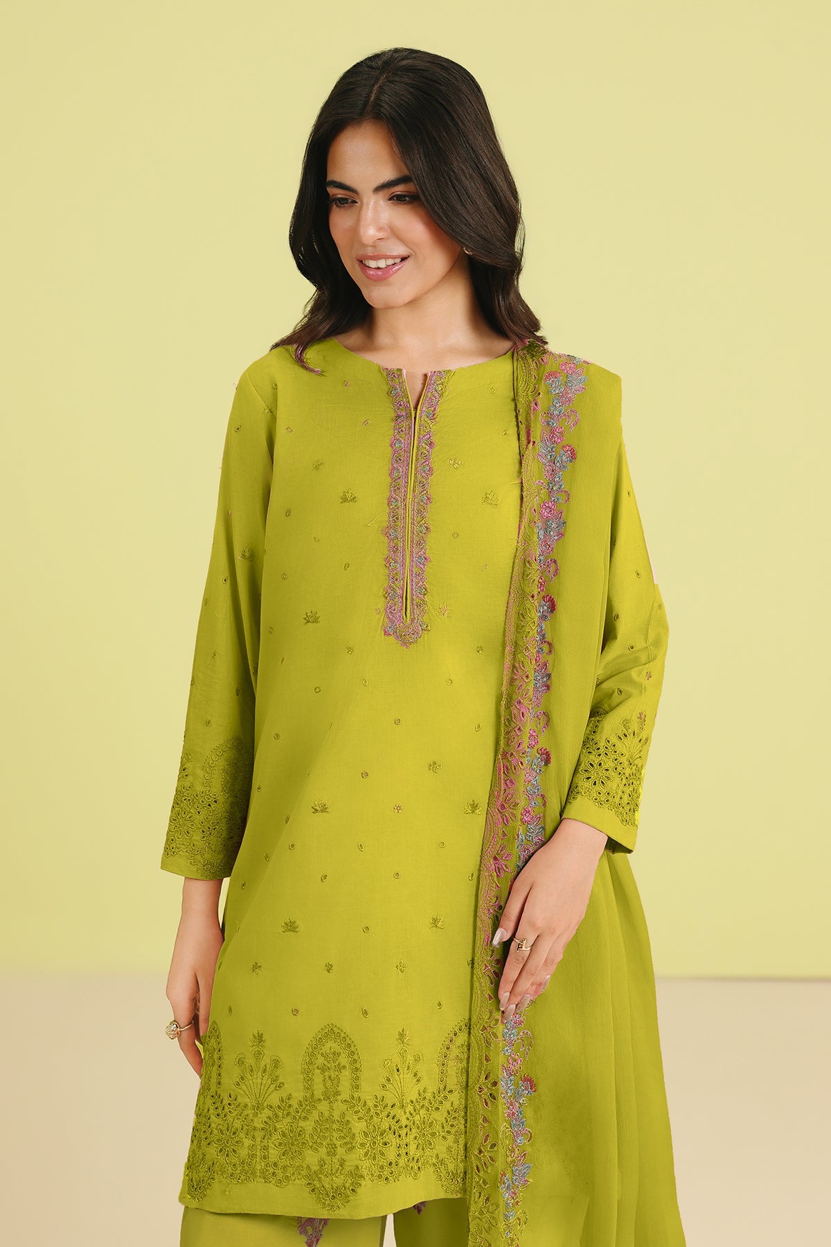 3-PC Stitched Embroidered Lawn Collection CNP-6-269