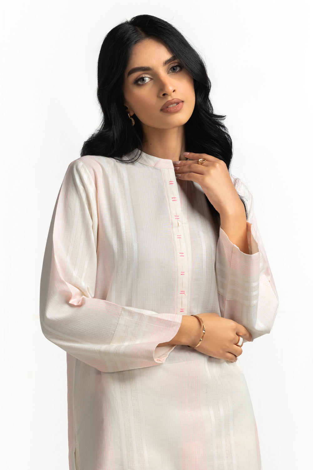Neon Jacquard Embroidered Shirt And Shalwar