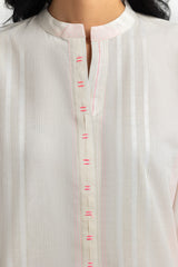 Neon Jacquard Embroidered Shirt And Shalwar
