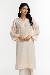 Neon Jacquard Embroidered Shirt And Trouser