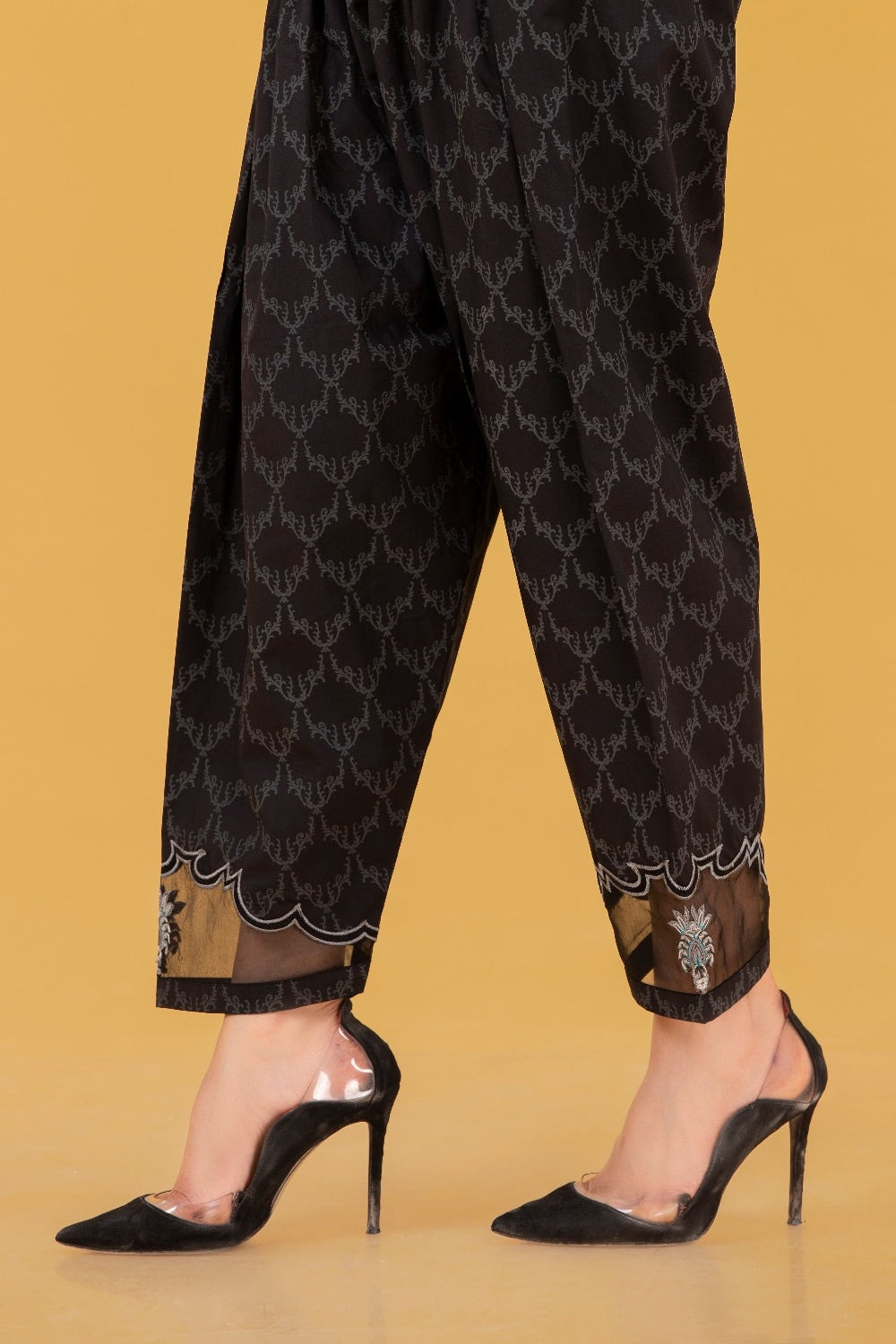 Screen Printed Cambric Shalwar