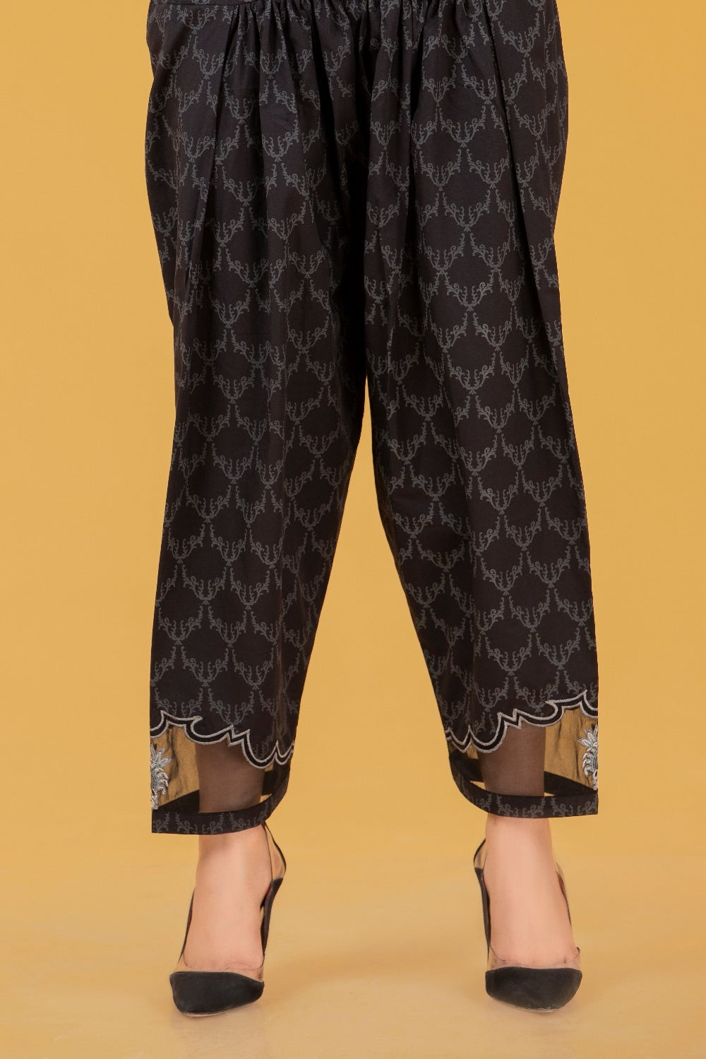 Screen Printed Cambric Shalwar