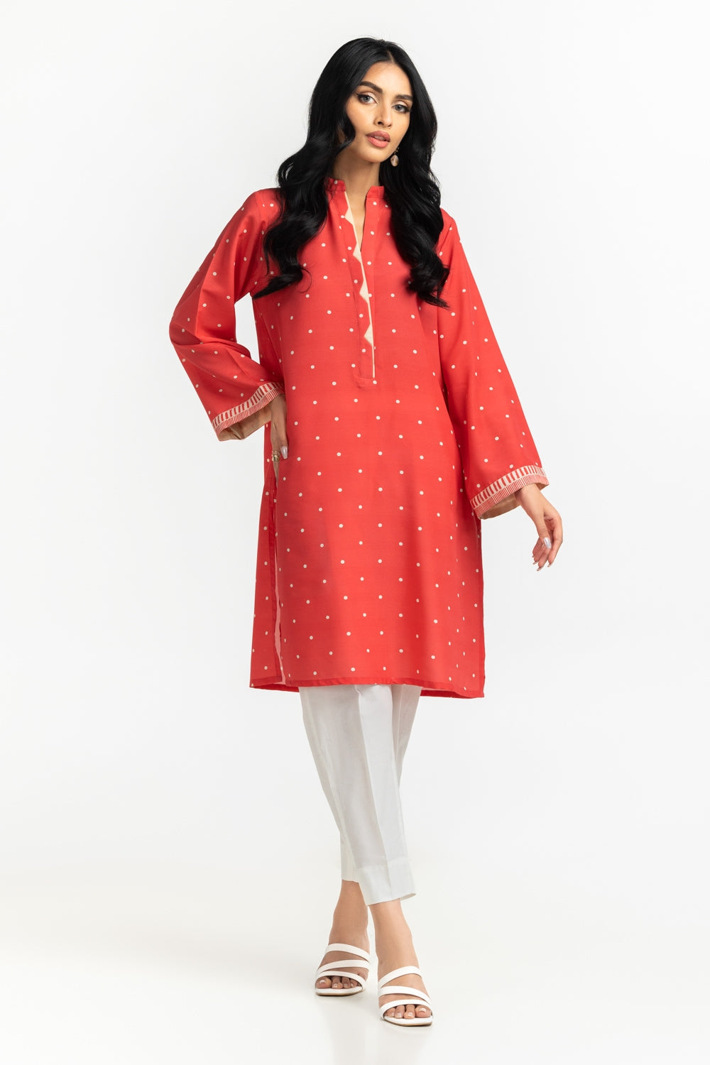 Poly Cambric Printed Shirt