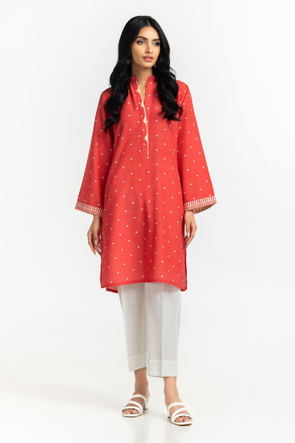 Poly Cambric Printed Shirt